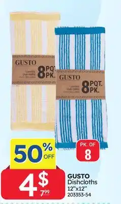 Rossy GUSTO Dishcloths offer