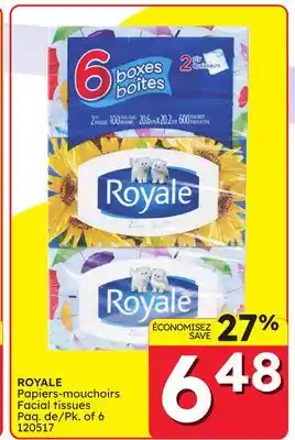 Rossy ROYALE Facial tissues offer