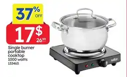 Rossy Single burner portable cooktop 1000 watts offer