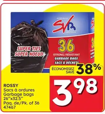 Rossy ROSSY Garbage bags offer