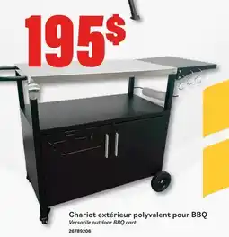 Matériaux Pont Masson Versatile Outdoor BBQ Cart offer