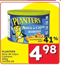 Rossy PLANTERS Cashews offer