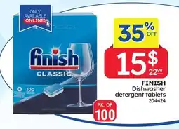 Rossy FINISH Dishwasher detergent tablets offer