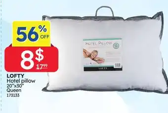 Rossy LOFTY Hotel pillow offer