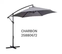 Matériaux Pont Masson 9 Ft. Offset Charcoal Patio Umbrella offer