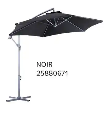 Matériaux Pont Masson 9 Ft. Offset Black Patio Umbrella offer