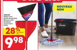 Rossy OSKAR Broom with dustpan offer