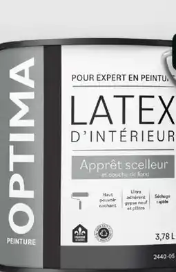 Matériaux Pont Masson Optima Ceiling Interior Latex Paint Pure White 3.78 L offer