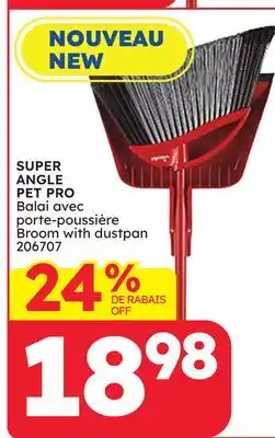 Rossy Broom with dustpan offer