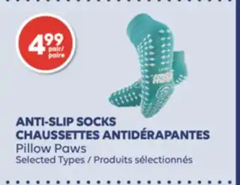 Wellwise by Shoppers Pillow Paws CHAUSSETTES ANTIDÉRAPANTES offer