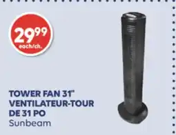 Wellwise by Shoppers Sunbeam VENTILATEUR-TOUR DE 31 PO offer