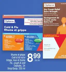 Uniprix Option Rhume et grippe Cold & Flu/Grippe, Toux et rhume Flu Cough & Cold Sirop/Syrup offer