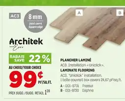 BMR PLANCHER LAMINÉ offer