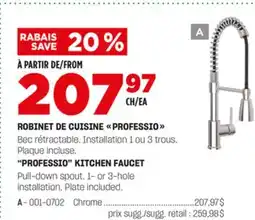 BMR ROBINET DE CUISINE PROFESSIO offer