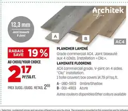 BMR PLANCHER LAMINÉ offer