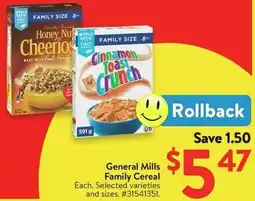 Walmart General Mills Family Cereal offer