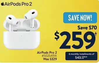 Walmart Apple AirPods Pro 2 offer