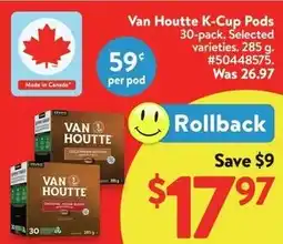 Walmart Van Houtte K-Cup Pods offer