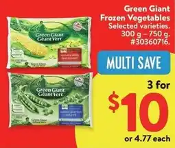 Walmart Green Giant Frozen Vegetables offer