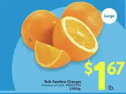 Walmart Bulk Seedless Oranges offer