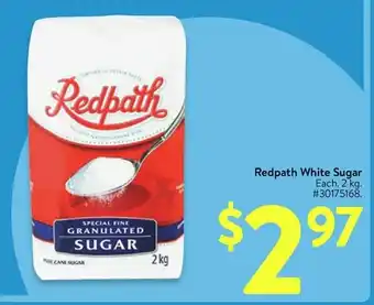 Walmart Redpath White Sugar offer