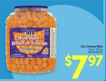 Walmart Utz Cheese Balls offer