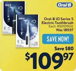 Walmart Oral-b iO series 5 electric toothbrush offer