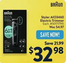 Walmart Styler AIO3460 Electric Trimmer offer