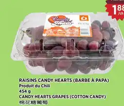 Kim Phat CANDY HEARTS GRAPES (COTTON CANDY) offer