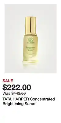 Holt Renfrew TATA HARPER Concentrated Brightening Serum offer