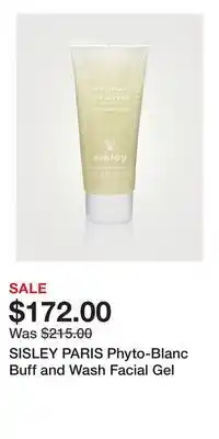 Holt Renfrew SISLEY PARIS Phyto-Blanc Buff and Wash Facial Gel offer