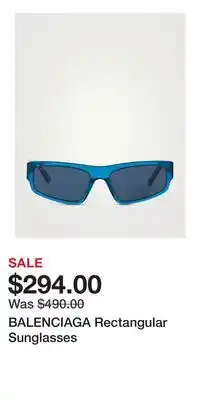 Holt Renfrew BALENCIAGA Rectangular Sunglasses offer