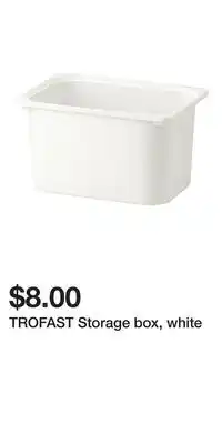 IKEA TROFAST Storage box, white offer