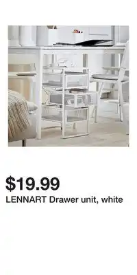 IKEA LENNART Drawer unit, white offer