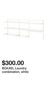 IKEA BOAXEL Laundry combination, white offer