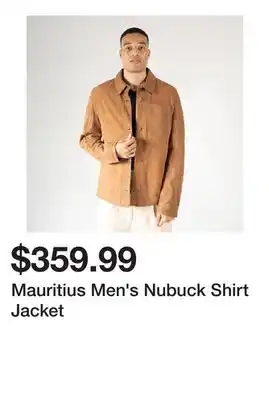 TSC Stores Mauritius Men's Nubuck Shirt Jacket offer