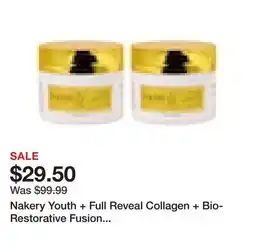 TSC Stores Nakery Youth + Full Reveal Collagen + Bio-Restorative Fusion Micropeel Pads Duo offer