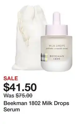 TSC Stores Beekman 1802 Milk Drops Serum offer