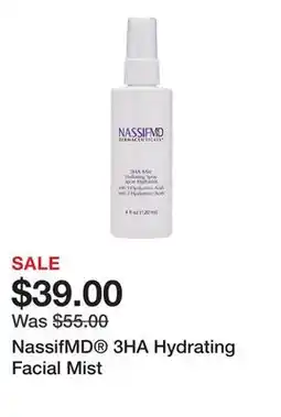 TSC Stores NassifMD 3HA Hydrating Facial Mist offer