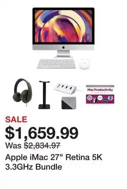 TSC Stores Apple iMac 27 Retina 5K 3.3GHz Bundle offer