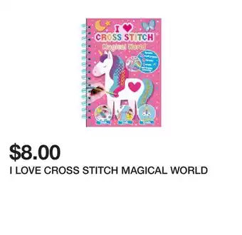 Chapters Indigo I LOVE CROSS STITCH MAGICAL WORLD offer