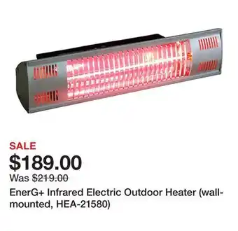 TSC Stores EnerG+ Infrared Electric Outdoor Heater (wall-mounted, HEA-21580) offer