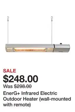 TSC Stores EnerG+ Infrared Electric Outdoor Heater (wall-mounted with remote) offer