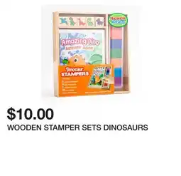 Chapters Indigo WOODEN STAMPER SETS DINOSAURS offer