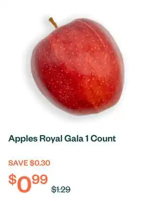 Voilà Apples Royal Gala 1 Count offer