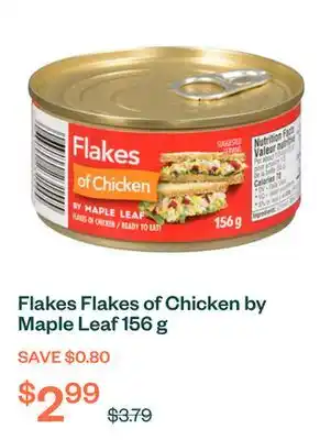 Voilà Flakes Flakes of Chicken by Maple Leaf 156 g offer