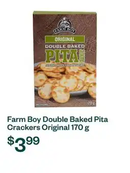 Voilà Farm Boy Double Baked Pita Crackers Original 170 g offer