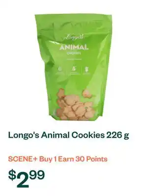 Voilà Longo's Animal Cookies 226 g offer