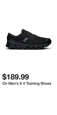 Sport Chek On Men's X 4 Training Shoes offer