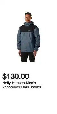 Sport Chek Helly Hansen Men's Vancouver Rain Jacket offer